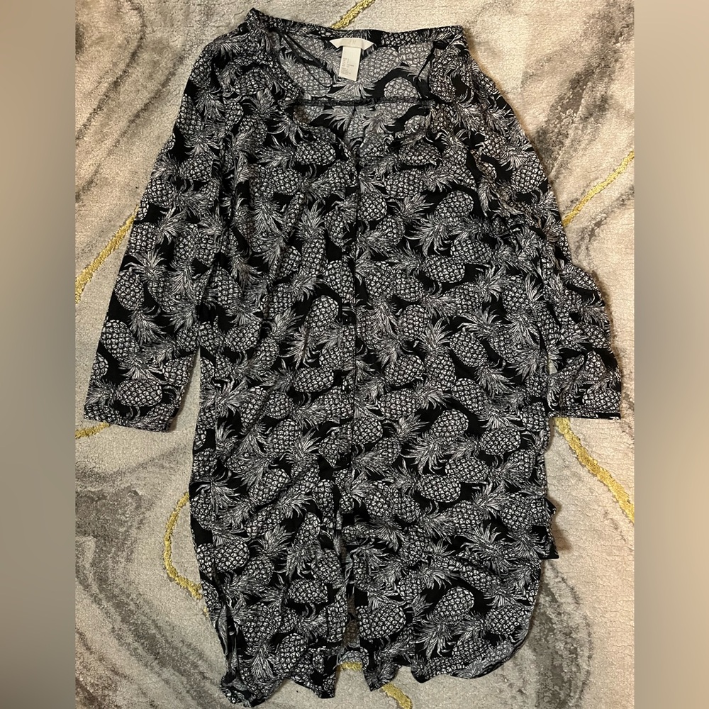 H&M Pineapple Coverup